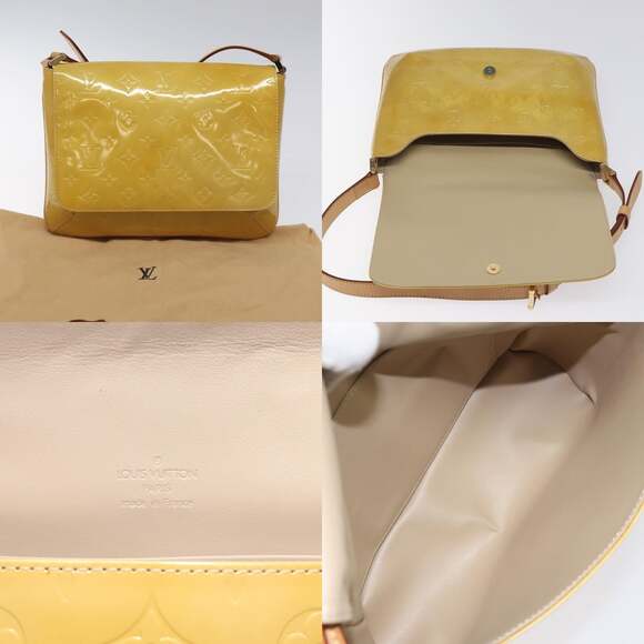 LOUIS VUITTON Monogram Vernis Thompson Street Bag Beige M91301 - Picture 11 of 12